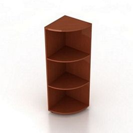 Стеллаж угловой Менеджер Ш-09 орех - Фото предпросмотра