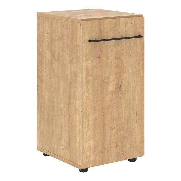 Шкаф колонка с глухой малой дверью LLC 40.1 Дуб Бофорд 400х430х781 LOFTIS - Вид 1