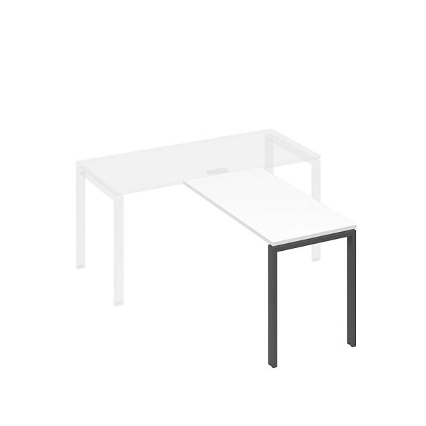 Брифинг-приставка каркас UNO A4 А4 Б1 072 БП белый премиум / металлокаркас антрацит - Вид 1