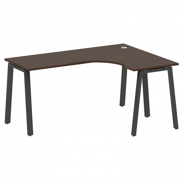 Стол "Metal System" БА.СА-4 венге/антрацит - Вид 1