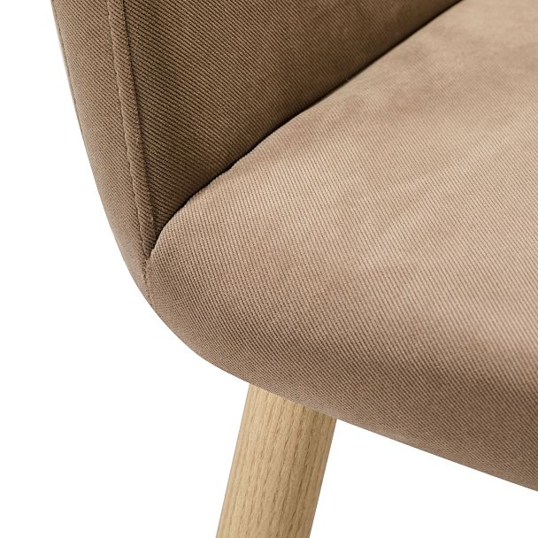 Кресло Oscar Diag beige/нат.дуб - Вид 6