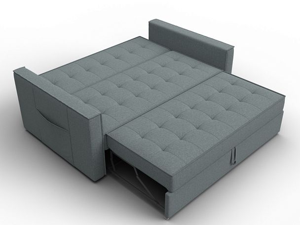 Диван прямой Лига-104 (140) Рогожка серый - Вид 8