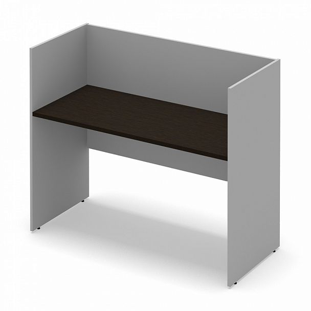 Стол офисный рабочий "Система-M" ПК-ССМ-СТ1С140Х61ЭР/Д-В2-939 дуб ферраре - Вид 1