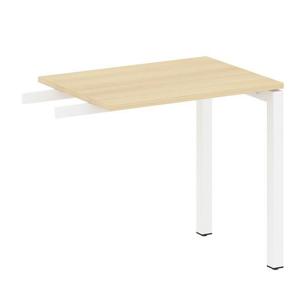 Metal System Quattro Приставной элемент на П-образном м/к 50БП.ПР-2 Акация/Белый металл 800*600*750 - Вид 1