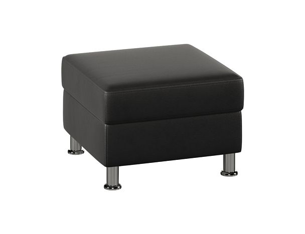 Пуф Everprof Monro одноместный Экокожа Черный - Вид 1