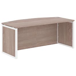 Стол руководителя XQPET 189H Дуб Сонома/Белый 1800х914х750 XTEN-QP - Фото предпросмотра