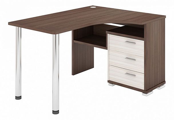 Стол письменный Домино СР-132С Карамель/Шамони правый - Вид 1