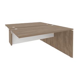 Onix Стол-приставка двойной к опорным элементам O.D.SPR-3.8 Дуб аризона/Белый бриллиант 1380*1635*750 - Фото предпросмотра