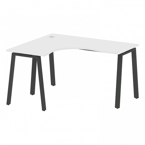 Стол "Metal System" БА.СА-3 белый/антрацит - Вид 2