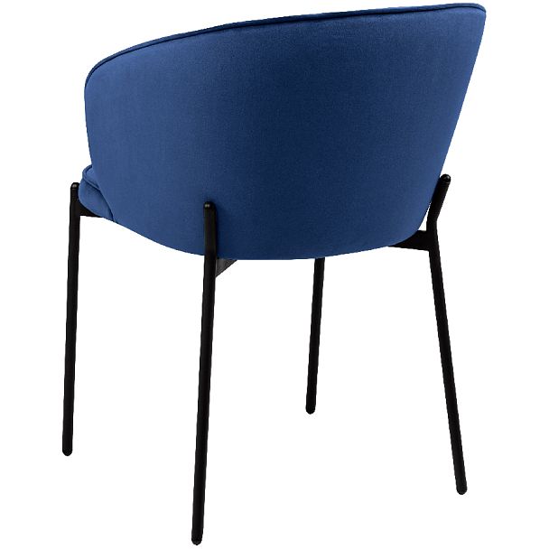 Комплект кухонных стульев Миэль синий велюр/черный, 2 шт. - Вид 5