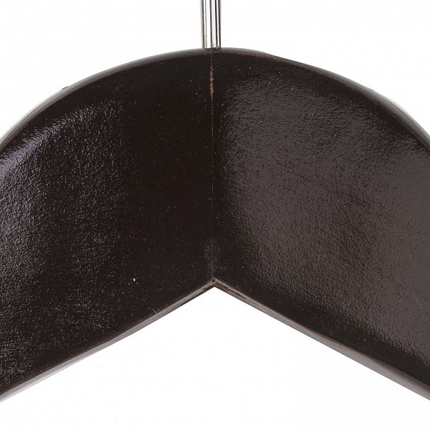 Вешалка-плечики, размер 48-50, деревянная, анатомическая, перекладина, цвет шоколад, BRABIX "Люкс", 601165 - Вид 5