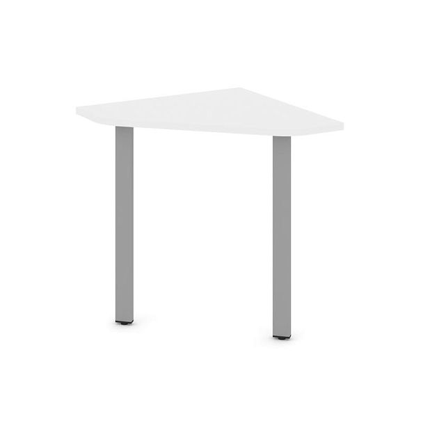 Стайл Проджект Угловой элемент стола SN-6.USP-001 Белый/Металл Серый 600*600*750 - Вид 1