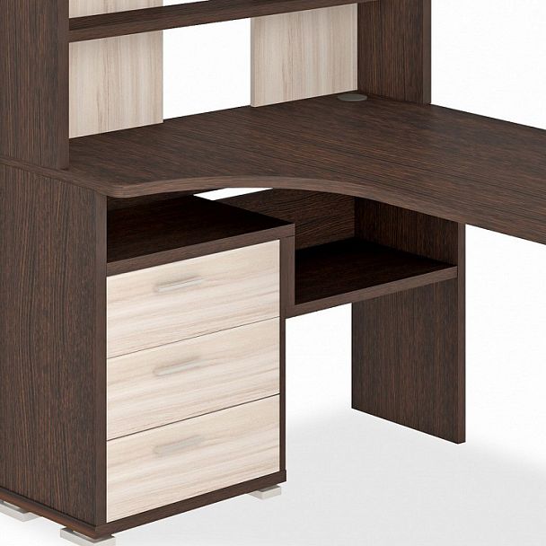 Стол компьютерный Домино СР-133 Венге/Карамель левый - Вид 3