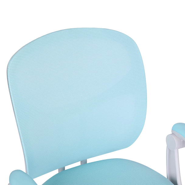 Кресло детское с подставкой для ног BRABIX "Toy MG-205", сетка/ткань TW, голубое, 533152 - Вид 16