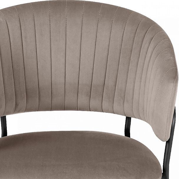 Комплект кухонных стульев Даксон мокко велюр/черный, 3 шт. - Вид 7