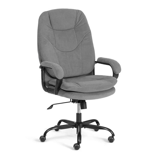 Кресло Комфорт Люкс/Comfort Lux (22), велюр, серый - Вид 1