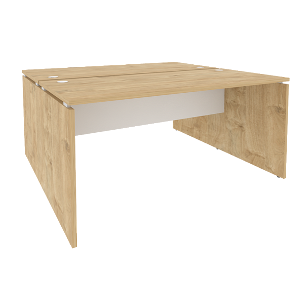 Onix Рабочая станция O.D.RS-2.4.7 Тиквуд светлый/Белый бриллиант 1580*1475*750 - Вид 1