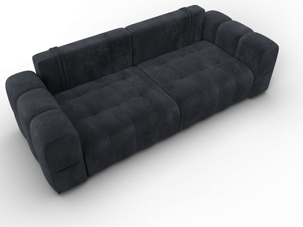 Диван прямой Лига-110 НПБ Велюр серый - Вид 7