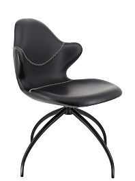 Обеденное кресло Everprof Paradise (Парадайз) Экокожа Черный - Фото предпросмотра