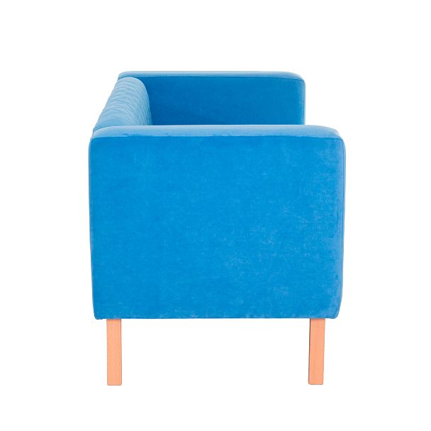 Диван Matrix, голубой велюр - Вид 4