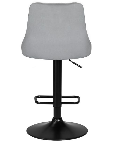 Набор 2 шт Стул барный DOBRIN JOSEPH BLACK (серый велюр (MJ9-75)) - Вид 6