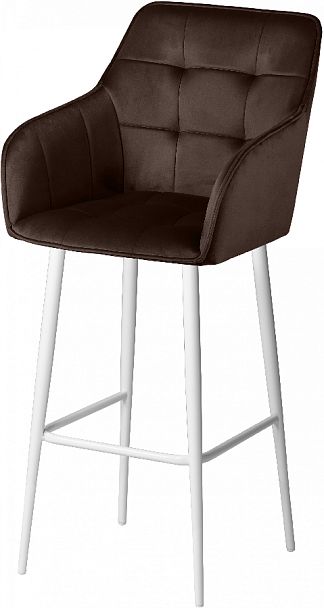 Комплект барных поворотных кресел Мони К, Confetti coffee/белый, 2 шт. - Вид 2