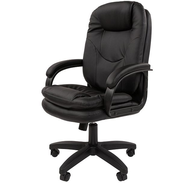 Кресло CHAIRMAN 668LT, экокожа, черный - Вид 2