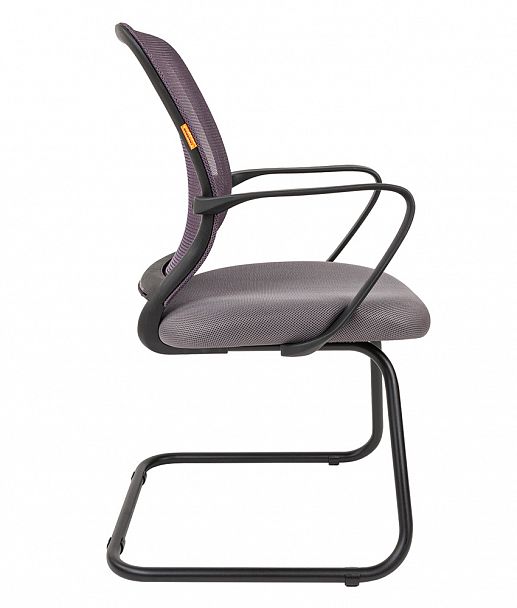 Кресло CHAIRMAN 698V, ткань TW/сетчатый акрил, серый - Вид 3