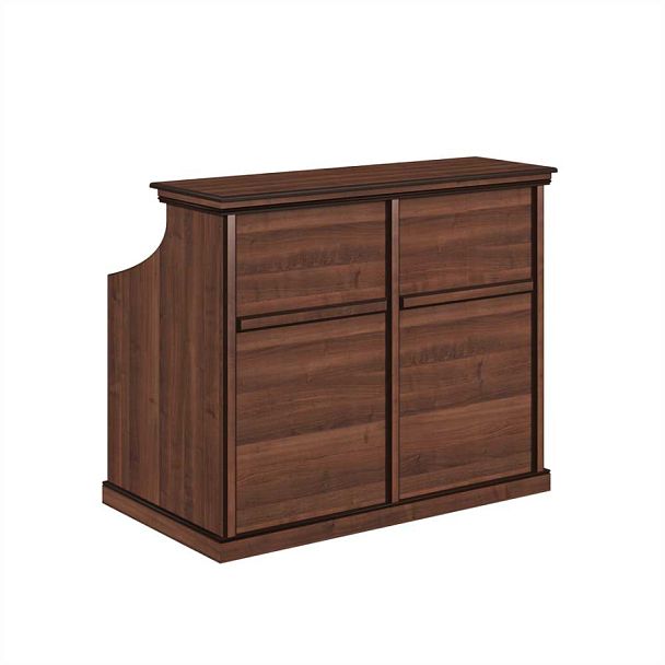 Стойка ресепшн Bern 140x80x120 тёмный орех - Вид 1