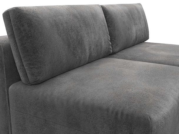 Диван угловой модульный Лига-060 НПБ угол универсальный Велюр серый - Вид 4