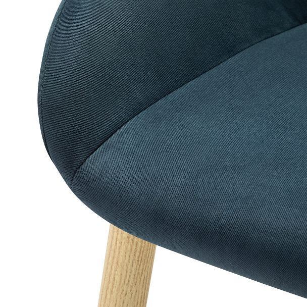 Кресло Kent Diag blue/нат.дуб - Вид 6