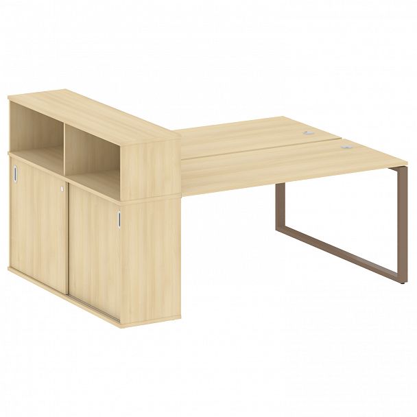 Рабочая станция "Metal System" БО.РС-СШК-2.4 акация/мокко - Вид 1