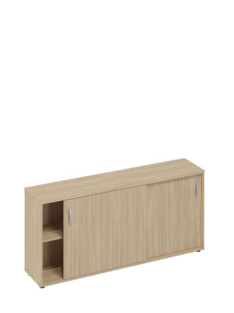 Шкаф-купе низкий (для 2-х столов 80) A4 А4 332 БП дуб скандинавский - Вид 1