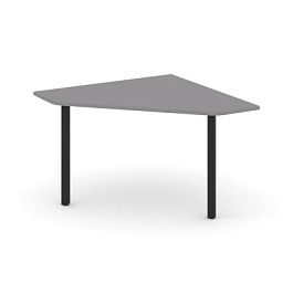 Стайл Проджект Угловой элемент переговорного стола SN-5.UPRG-031 Серый Пепел/Металл Черный 1180*1180 - Фото предпросмотра