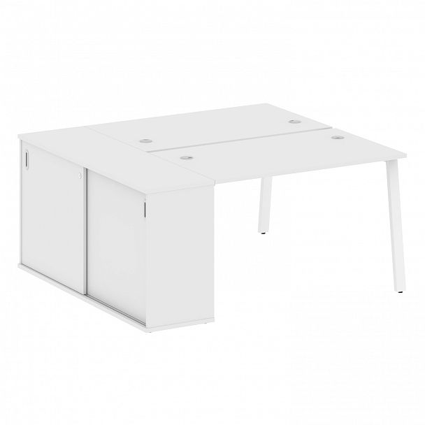 Рабочая станция "Metal System" БА.РС-СШК-1.2 белый - Вид 1