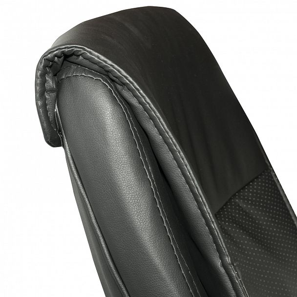 Кресло офисное BRABIX "Space EX-508", экокожа, хром, черное, 530860 - Вид 8