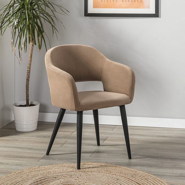 Кресло Oscar Diag beige/черный - Вид 8