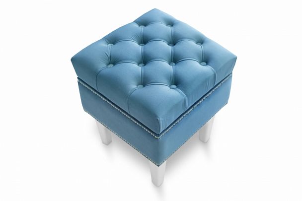 Пуф «Париж» 400 голубой - Вид 2