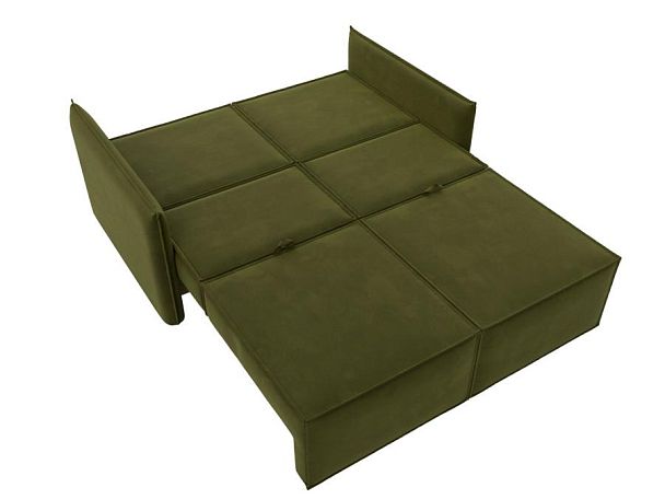 Диван прямой Либерти мини Микровельвет зеленый - Вид 10