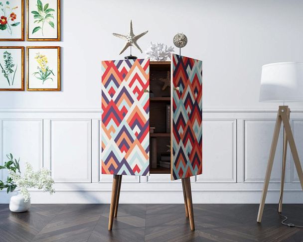 Комод на высоких ножках Berber 2 принт арт BB09/Print_02 - Вид 2