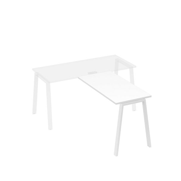 Брифинг-приставка опоры TRE A4 А4 Б3 072 БП белый премиум / металлокаркас белый - Вид 1