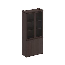 Шкаф для документов 90см Mark-II МК 343 дуб валенсия - Фото предпросмотра