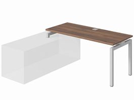 EUROPE/ЕВРОПА RE033-158х67 Стол для опорной тумбы 1580x670x750 Орех Вармия - Фото предпросмотра