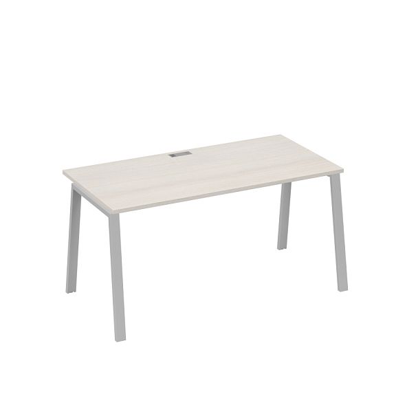 Стол письменный на металлокаркасе TRE A4 А4 Б3 025 БП дуб / металлокаркас серый - Вид 1