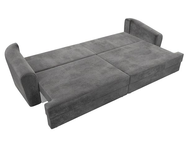 Диван прямой Милтон Велюр серый - Вид 10