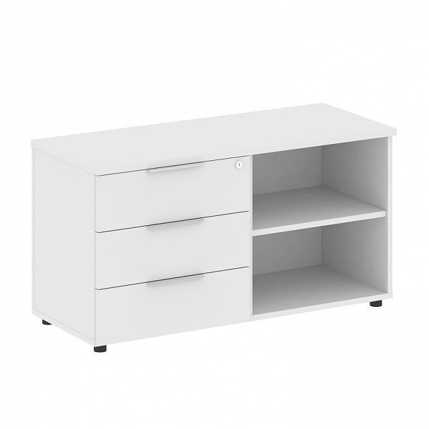 Тумба "Metal System" Б.ТС-2 белый - Вид 1