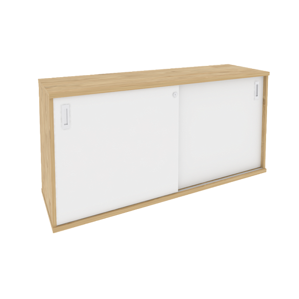 Onix Шкаф-купе приставной/опорный O.SHKO-3.7 T Тиквуд светлый/Белый бриллиант 1475*432*750 - Вид 1