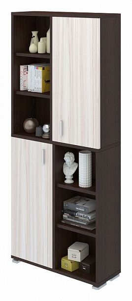 Стеллаж комбинированный Домино ПУ-30-2 Венге/Карамель - Вид 2