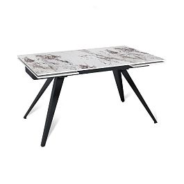 Стол раскладной Asti (140+40+40), керамика глянцевая Patagoniya - Фото предпросмотра