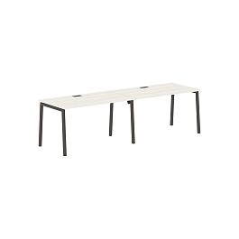 Стол 2-х местный ELWST 2780 Ясень Траун/Мокко 2726х800х750 EDIS - Фото предпросмотра